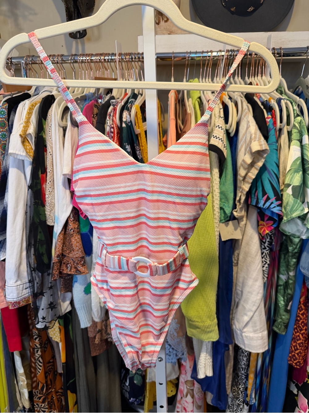 NWT Splendid Atmos Belted One-Piece Swimsuit - Picture 5 of 7